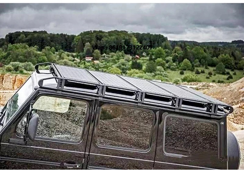 G-Class W463 Roof Luggage Rack for 1990-2018y W463 G65 G63 G550 G500 Rear Ladder Roof Luggage Rack with Sunroof with Ladder